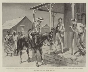 The Trouble in the Transvaal, Messenger with News of Dr Jameson